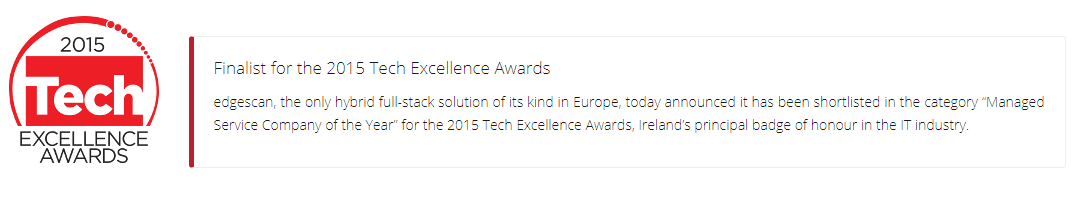 Tech Excellence Award