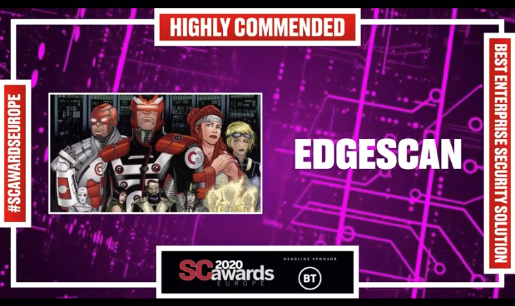 SC Awards Europe Best Enterprise Security Solution – Edgescan Highly Commended