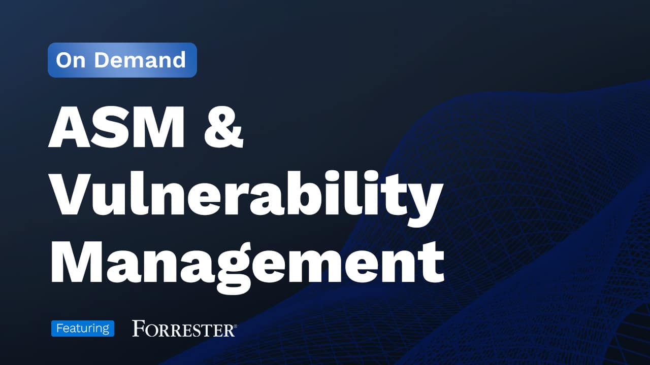 ASM & Vulnerability Management Webinar