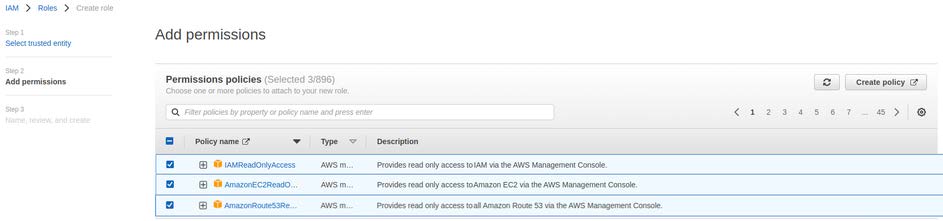 Add Permissions - AWS Setup