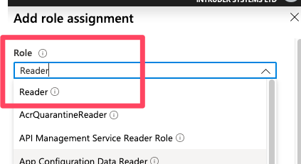 Microsoft Azure - Edgescan Integration - Add role assignment