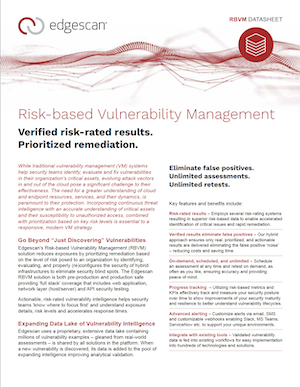 risk based vulnerability management