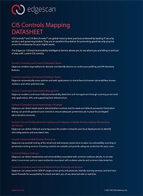 CIS Controls Mapping Datasheet