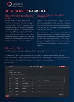 Host Server Datasheet